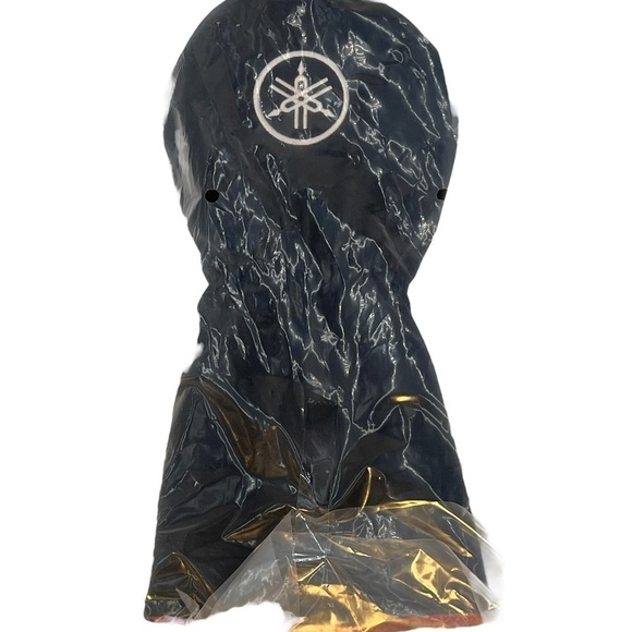 NEW Yamaha RMX VD Fairway 5W Black Faux Leather & Logo Embroidered Headcover. - Picture 3 of 5